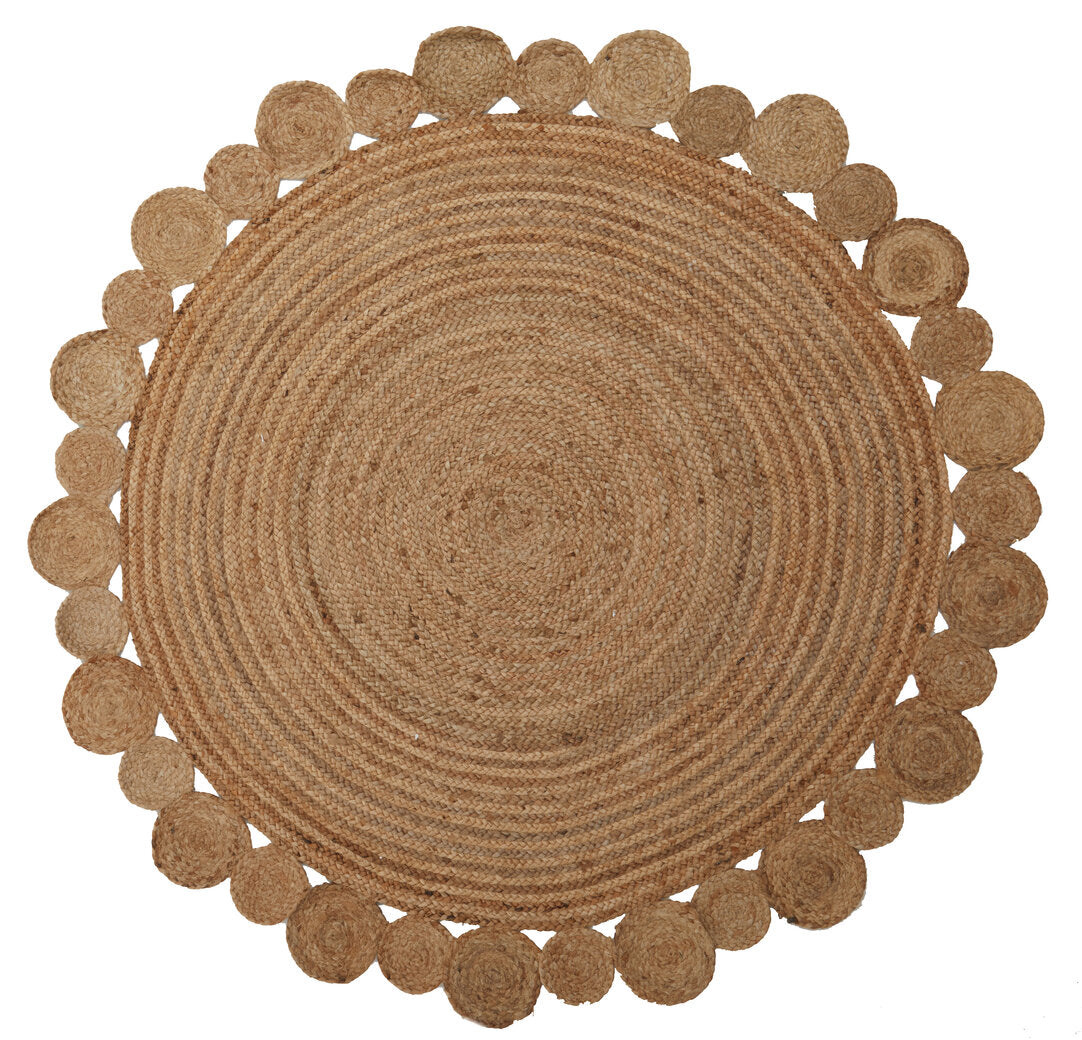 Sabbia Jute Round Rug