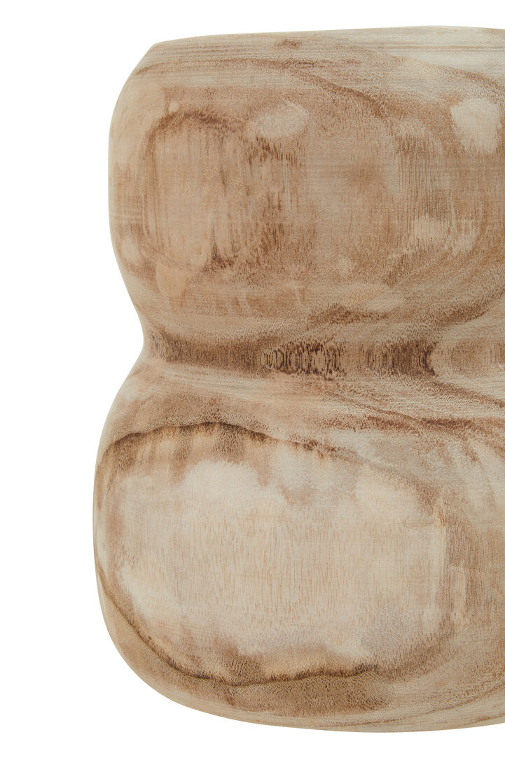 Ombra Natural Wooden Vase