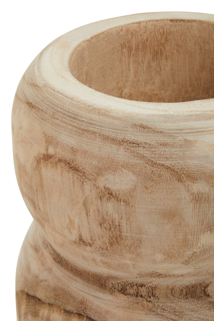 Ombra Natural Wooden Vase