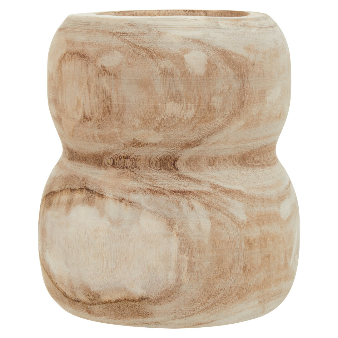 Ombra Natural Wooden Vase