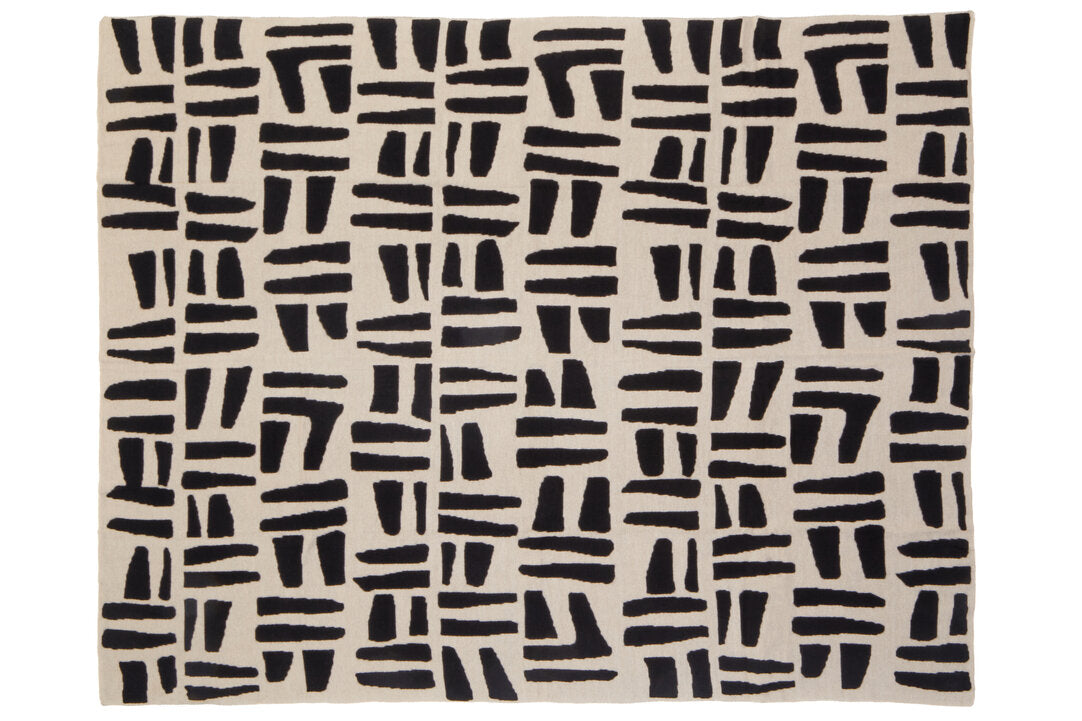 Siena Natural And Black Throw