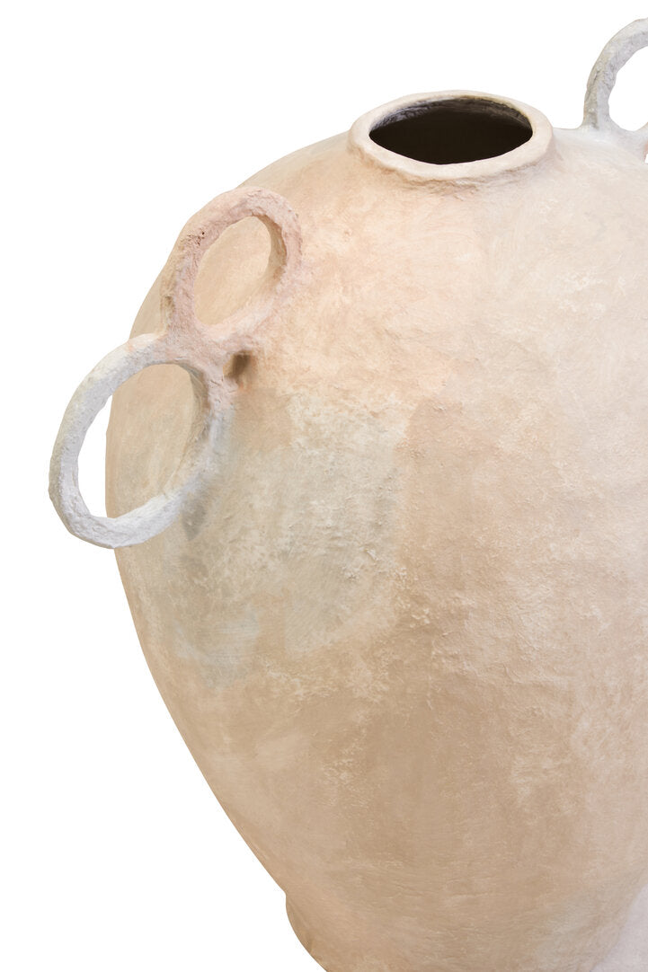 Aurora Cotton Mache Large Vase