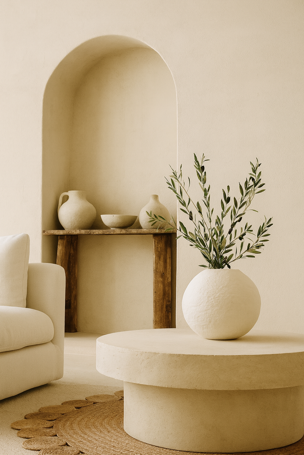 Sabbia Oval Jute Rug