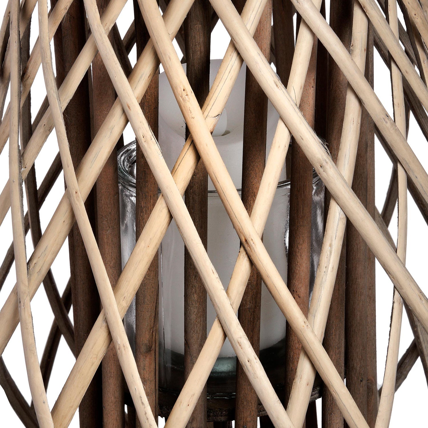 Large Woven Rattan Lantern