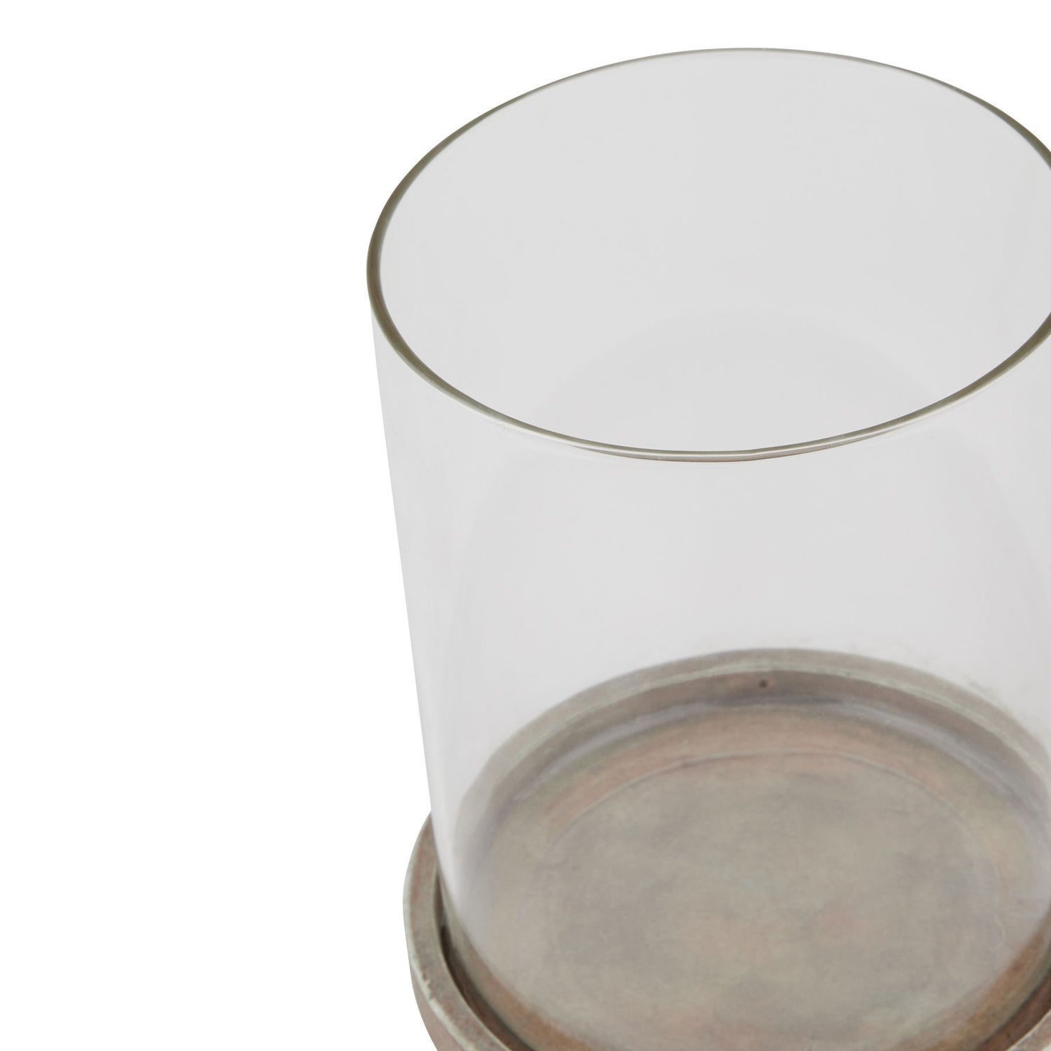 Terra Brown Large Hurricane Lantern