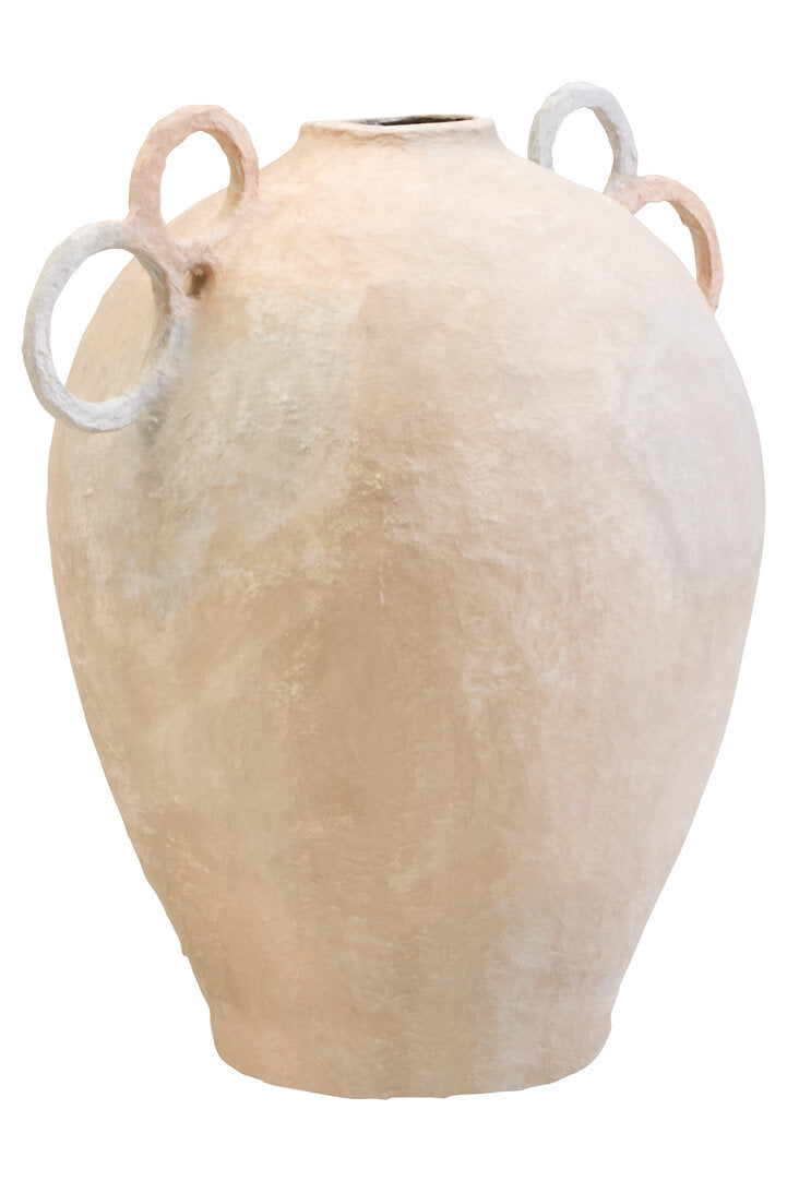 Aurora Cotton Mache Large Vase