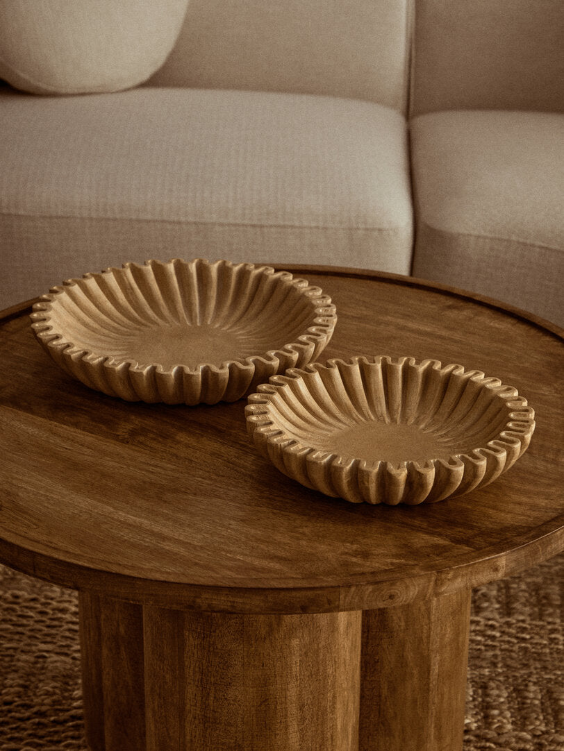 Selene Fluted Marble Bowl