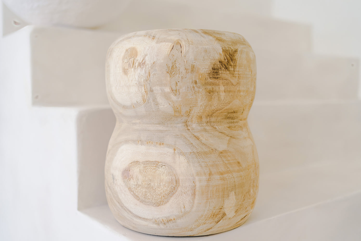 Ombra Natural Wooden Vase
