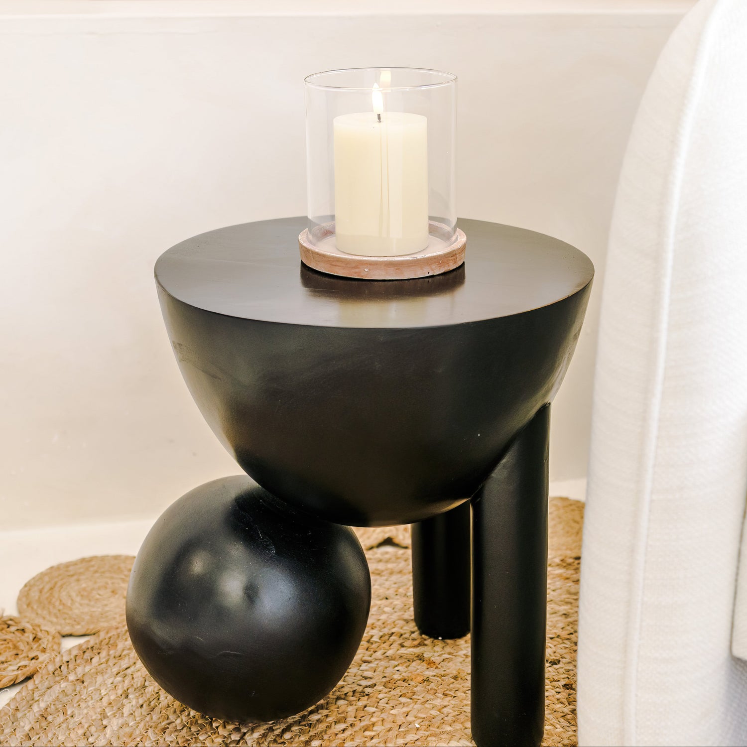 Onyx Mango Wood Side Table