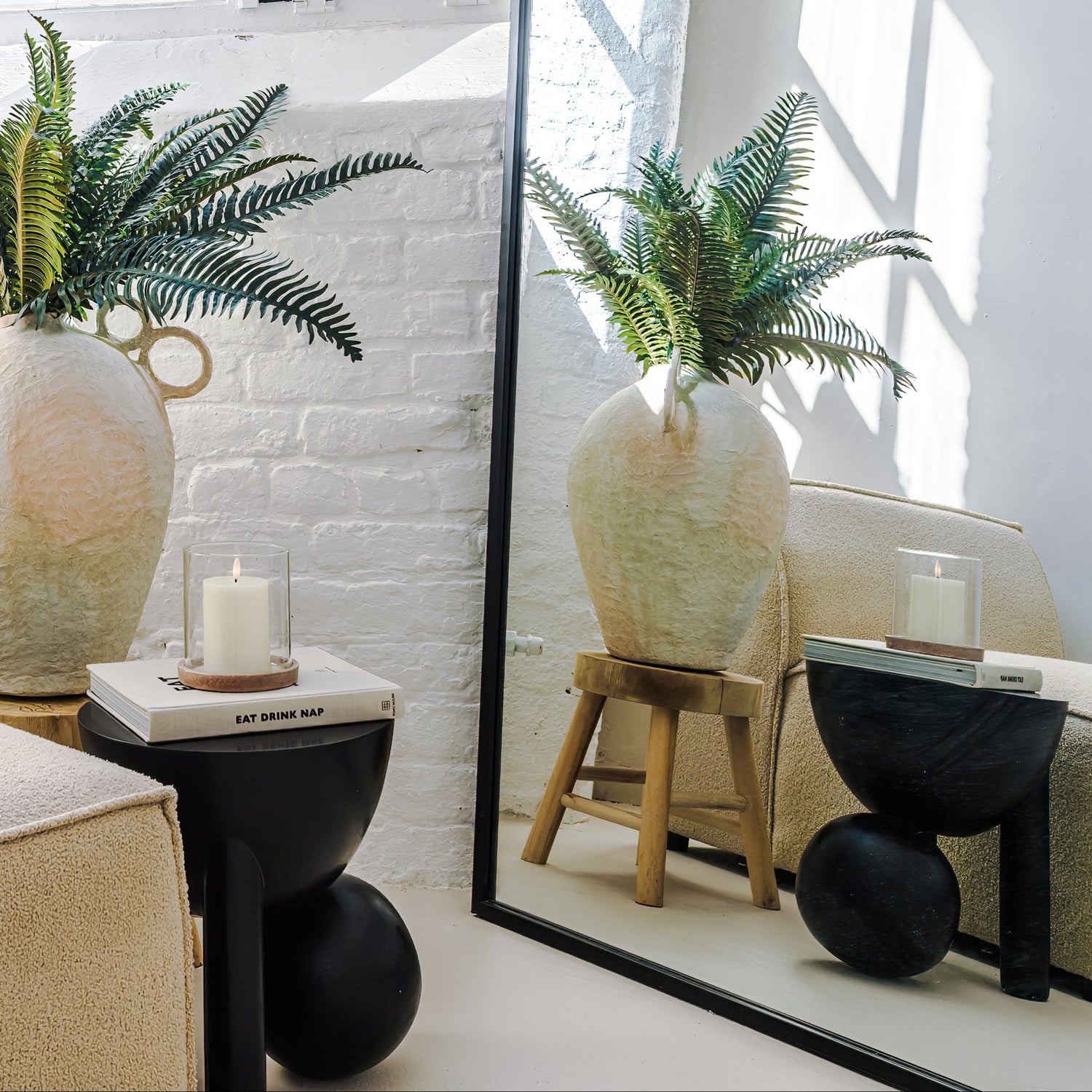 Onyx Mango Wood Side Table