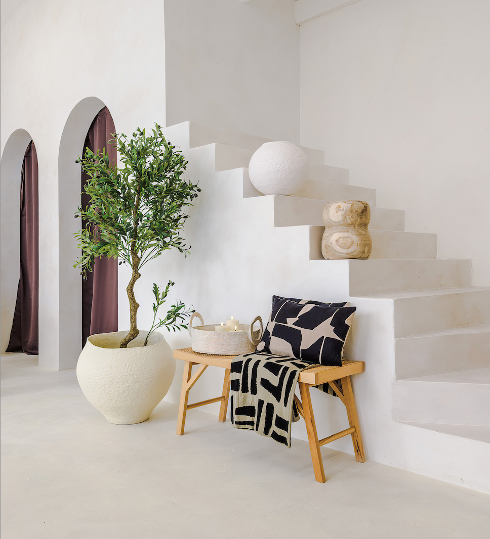 Large Faux Olive Tree