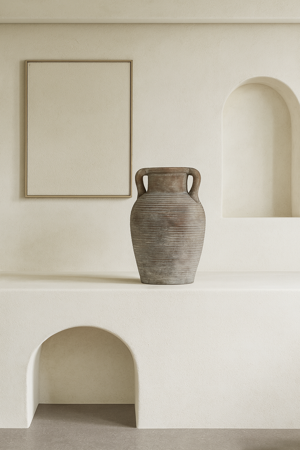 Fiume Large Brown Pot