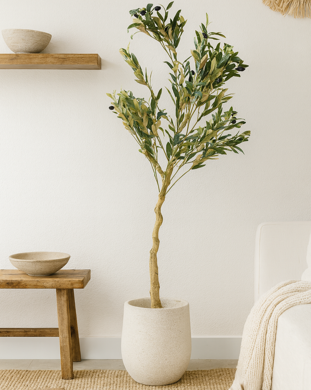 Medium Faux Olive Tree